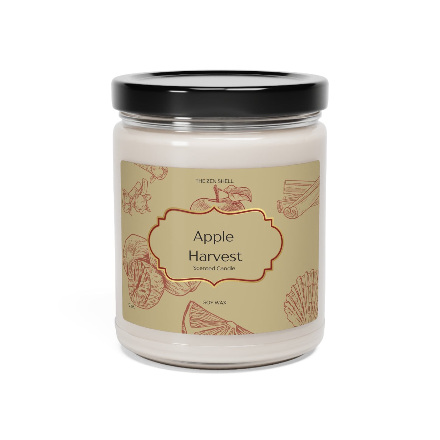 Apple Harvest | Fall Candle | Scented Soy Candle, 9oz